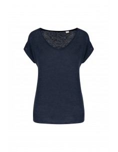 NS321 - T-shirt en lin col... 2
