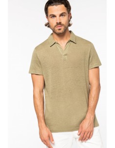 NS220 - Polo en lin homme -...