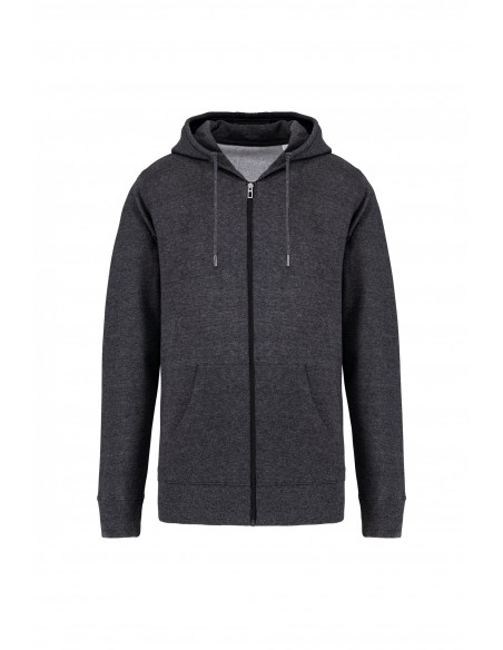 NS412 - Sweat recyclé zippé capuche unisexe - 300g-Accueil-Alchimistes