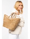 NS137 - Sac panier demi-lune en jonc de mer