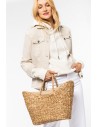 NS137 - Sac panier demi-lune en jonc de mer