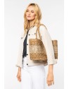NS138 - Sac panier en jute et jonc de mer