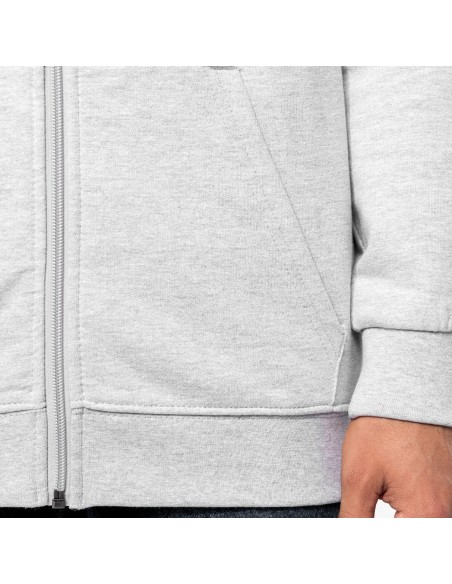 Sweatshirt Zip Recycle Hoodie K4042-Sweats-Alchimistes