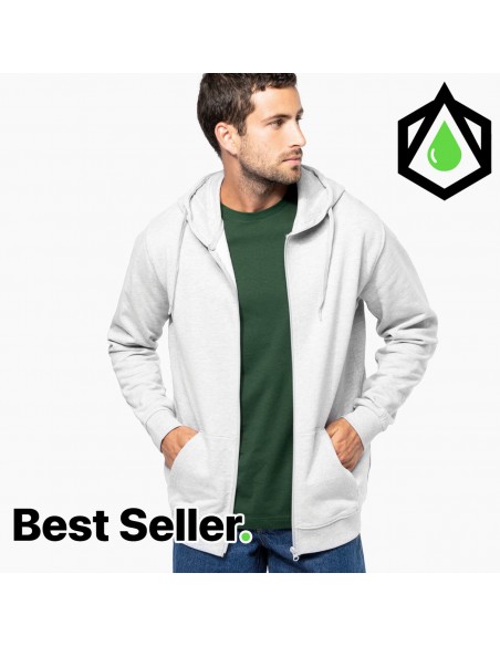 Sweatshirt Zip Recycle Hoodie K4042-Sweats-Alchimistes