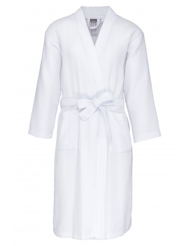 Peignoir kimono nid d'abeille - K122-Maison-Alchimistes