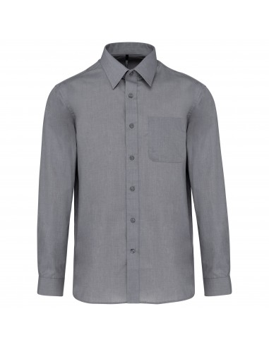 Chemise popeline polycoton entretien facile homme - K545-Chemises / pulls-Alchimistes