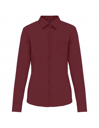 Chemise popeline polycoton entretien facile femme - K549-Chemises / pulls-Alchimistes