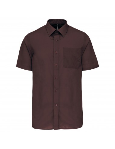 Chemise popeline polycoton manches courtes entretien facile homme - K551-Chemises / pulls-Alchimistes