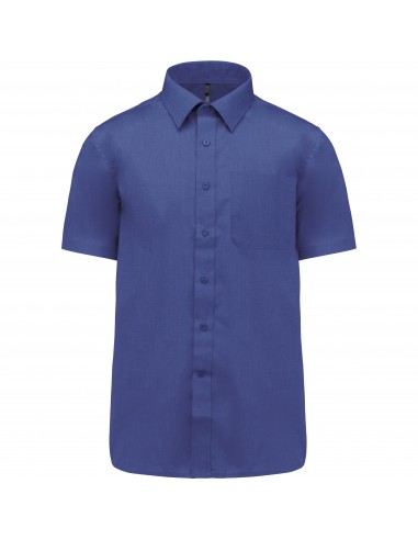 Chemise popeline polycoton manches courtes entretien facile homme - K551-Chemises / pulls-Alchimistes