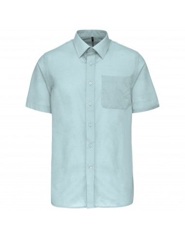 Chemise popeline polycoton manches courtes entretien facile homme - K551-Chemises / pulls-Alchimistes