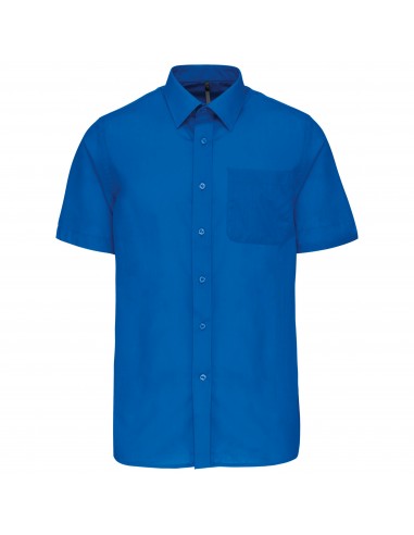 Chemise popeline polycoton manches courtes entretien facile homme - K551-Chemises / pulls-Alchimistes