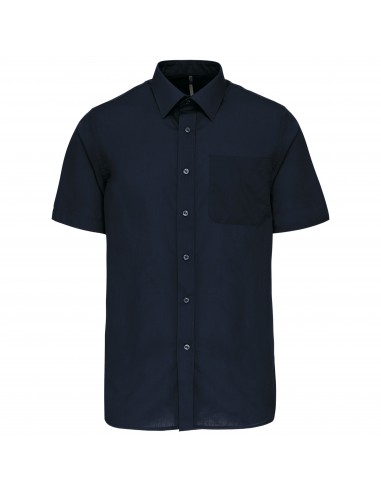 Chemise popeline polycoton manches courtes entretien facile homme - K551-Chemises / pulls-Alchimistes