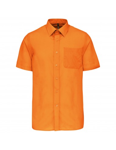 Chemise popeline polycoton manches courtes entretien facile homme - K551-Chemises / pulls-Alchimistes