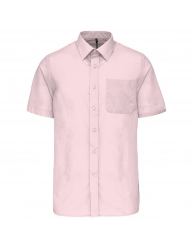 Chemise popeline polycoton manches courtes entretien facile homme - K551-Chemises / pulls-Alchimistes