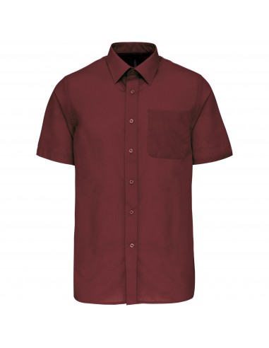 Chemise popeline polycoton manches courtes entretien facile homme - K551-Chemises / pulls-Alchimistes