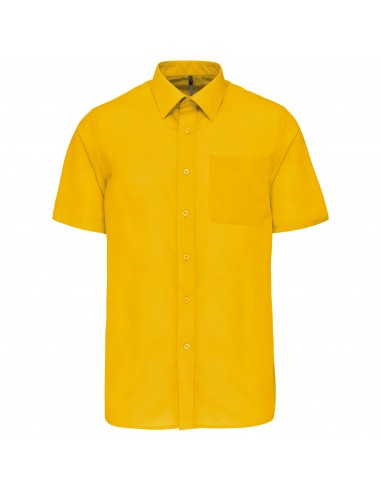 Chemise popeline polycoton manches courtes entretien facile homme - K551-Chemises / pulls-Alchimistes