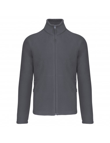 Veste micropolaire zippée manches raglan homme - K917-Polaire et softshell-Alchimistes