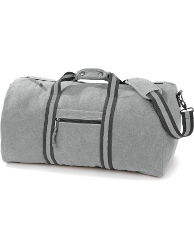 Sac de voyage vintage en toile - QD613-Shopping et plage-Alchimistes