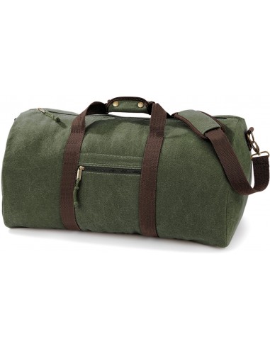 Sac de voyage vintage en toile - QD613-Shopping et plage-Alchimistes