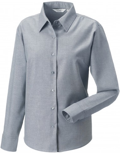 Chemise femme manches longues Oxford - RU932F-Chemises / pulls-Alchimistes
