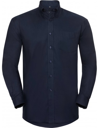 Chemise homme manches longues Oxford - RU932M-Chemises / pulls-Alchimistes