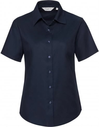 Chemise femme manches courtes Oxford - RU933F-Chemises / pulls-Alchimistes