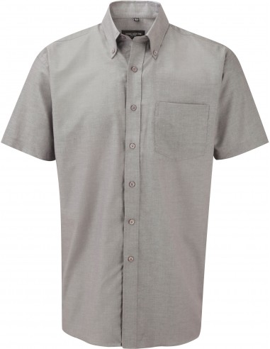 Chemise homme manches courtes Oxford - RU933M-Chemises / pulls-Alchimistes