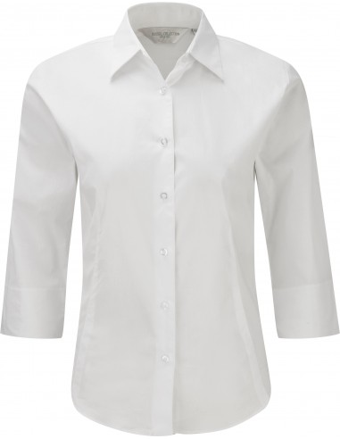 Chemise fittée femme manches 3/4 - RU946F-Chemises / pulls-Alchimistes