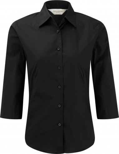 Chemise fittée femme manches 3/4 - RU946F-Chemises / pulls-Alchimistes