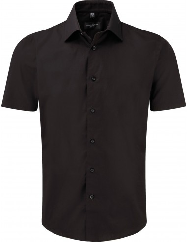 Chemise fittée homme manches courtes - RU947M-Chemises / pulls-Alchimistes