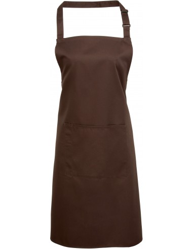 Tablier à bavette "Colours" avec poche - PR154-Maison-Alchimistes