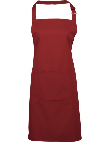 Tablier à bavette "Colours" avec poche - PR154-Maison-Alchimistes