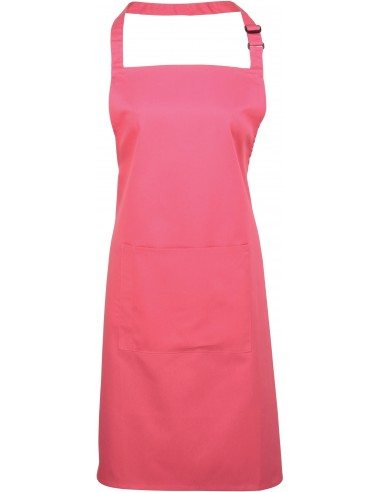 Tablier à bavette "Colours" avec poche - PR154-Maison-Alchimistes