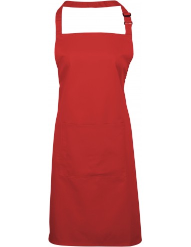 Tablier à bavette "Colours" avec poche - PR154-Maison-Alchimistes