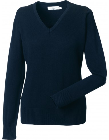 Pullover femme col v - RU710F-Chemises / pulls-Alchimistes
