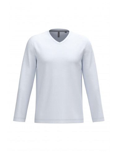 T-shirt col V manches longues homme - K358-T-Shirts-Alchimistes