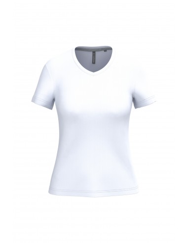 T-shirt col V manches courtes femme - K381-T-Shirts-Alchimistes