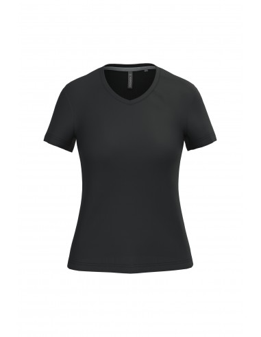 T-shirt col V manches courtes femme - K381-T-Shirts-Alchimistes