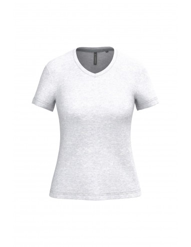 T-shirt col V manches courtes femme - K381-T-Shirts-Alchimistes
