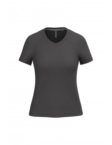 T-shirt col V manches courtes femme - K381-T-Shirts-Alchimistes