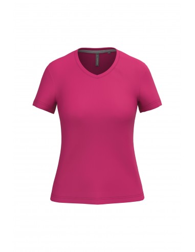 T-shirt col V manches courtes femme - K381-T-Shirts-Alchimistes