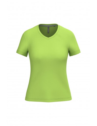 T-shirt col V manches courtes femme - K381-T-Shirts-Alchimistes
