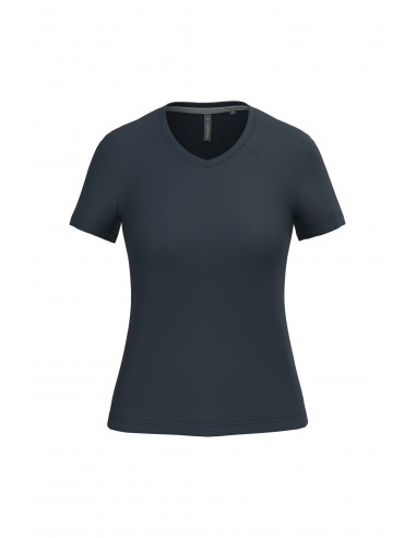 T-shirt col V manches courtes femme - K381-T-Shirts-Alchimistes