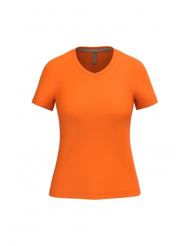 T-shirt col V manches courtes femme - K381-T-Shirts-Alchimistes