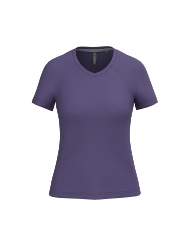 T-shirt col V manches courtes femme - K381-T-Shirts-Alchimistes