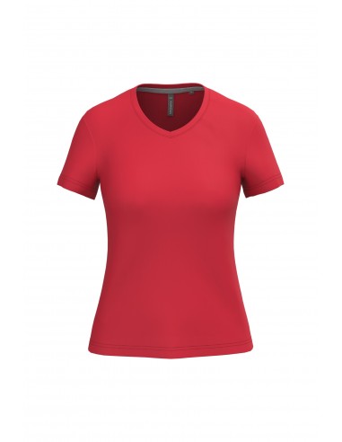 T-shirt col V manches courtes femme - K381-T-Shirts-Alchimistes