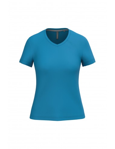 T-shirt col V manches courtes femme - K381-T-Shirts-Alchimistes