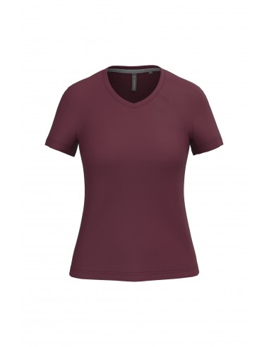 T-shirt col V manches courtes femme - K381-T-Shirts-Alchimistes