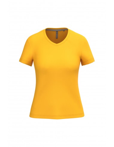 T-shirt col V manches courtes femme - K381-T-Shirts-Alchimistes