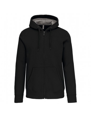 Sweat-shirt zippé capuche unisexe - K444-Sweat-Alchimistes